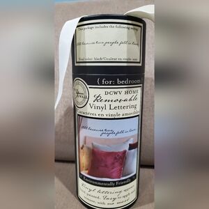 Removable Vinyl Lettering - All because two people fell in love...